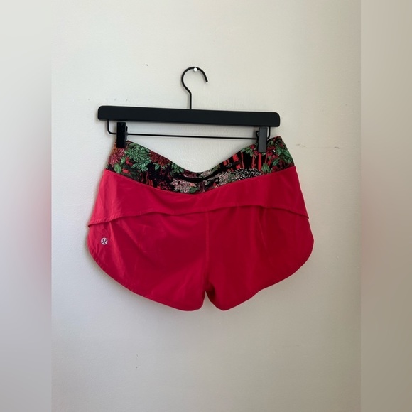 Lululemon Speed Up Short *2.5" Fuchsia Pink / Zen Garden Multi 6 - Picture 7 of 9